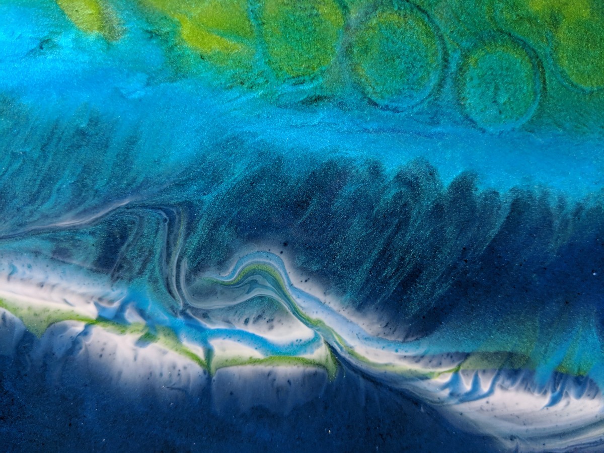 Resin Painting Detail