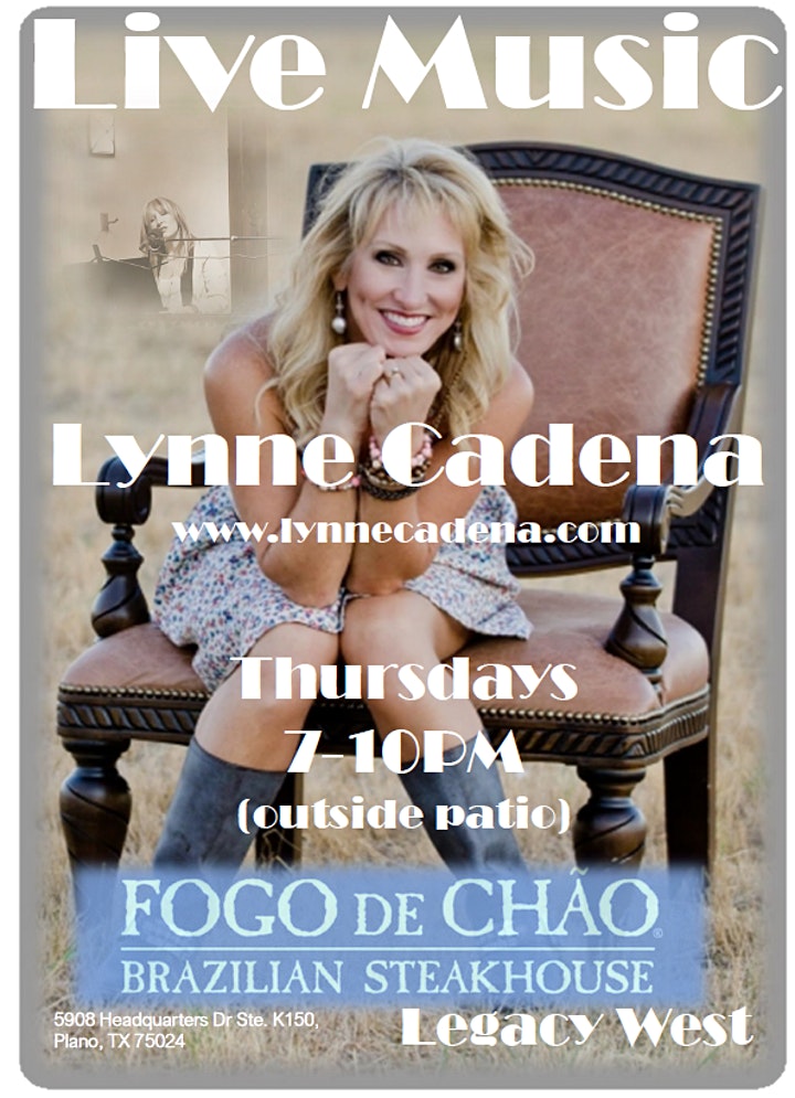 Live Music on Fogo de Chao Legacy West's Patio Featuring Lynne Cadena | Art&Seek | Arts, Music ...