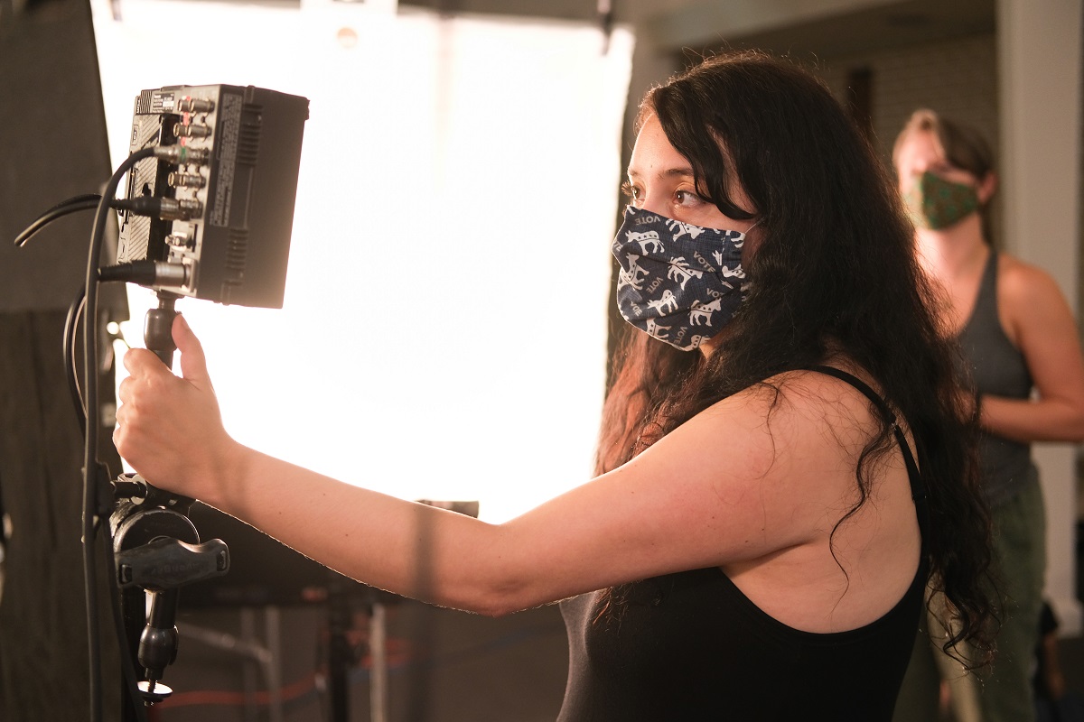 Jenni Stewart, Writer and Director. Shakespeare and the Suffragists. Photo credit Jennifer Rogers.