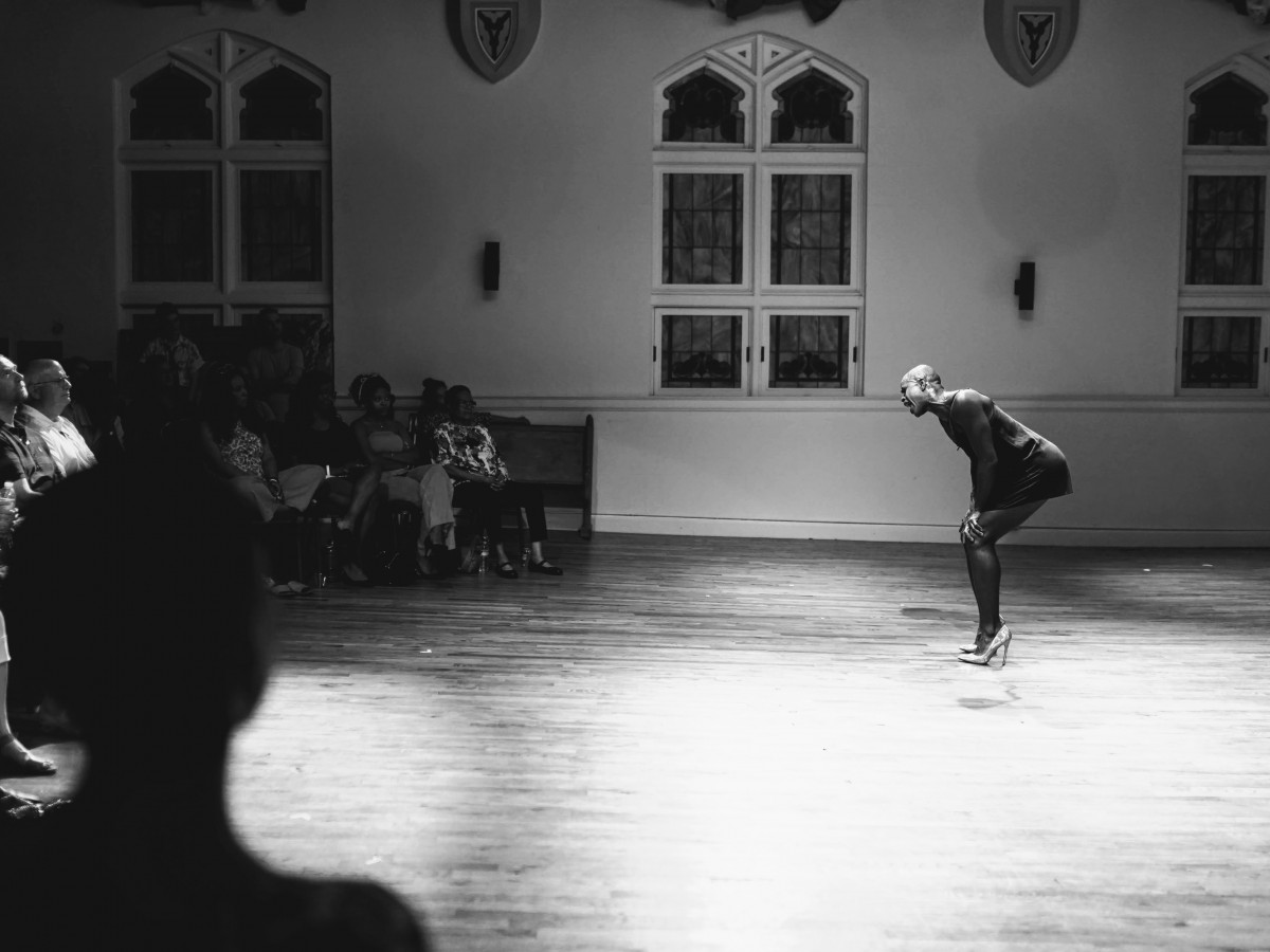 Former Festival Artist, Donald C. Shorter Jr., performing in the MMF Concert in 2019. Photo by Corey Haynes