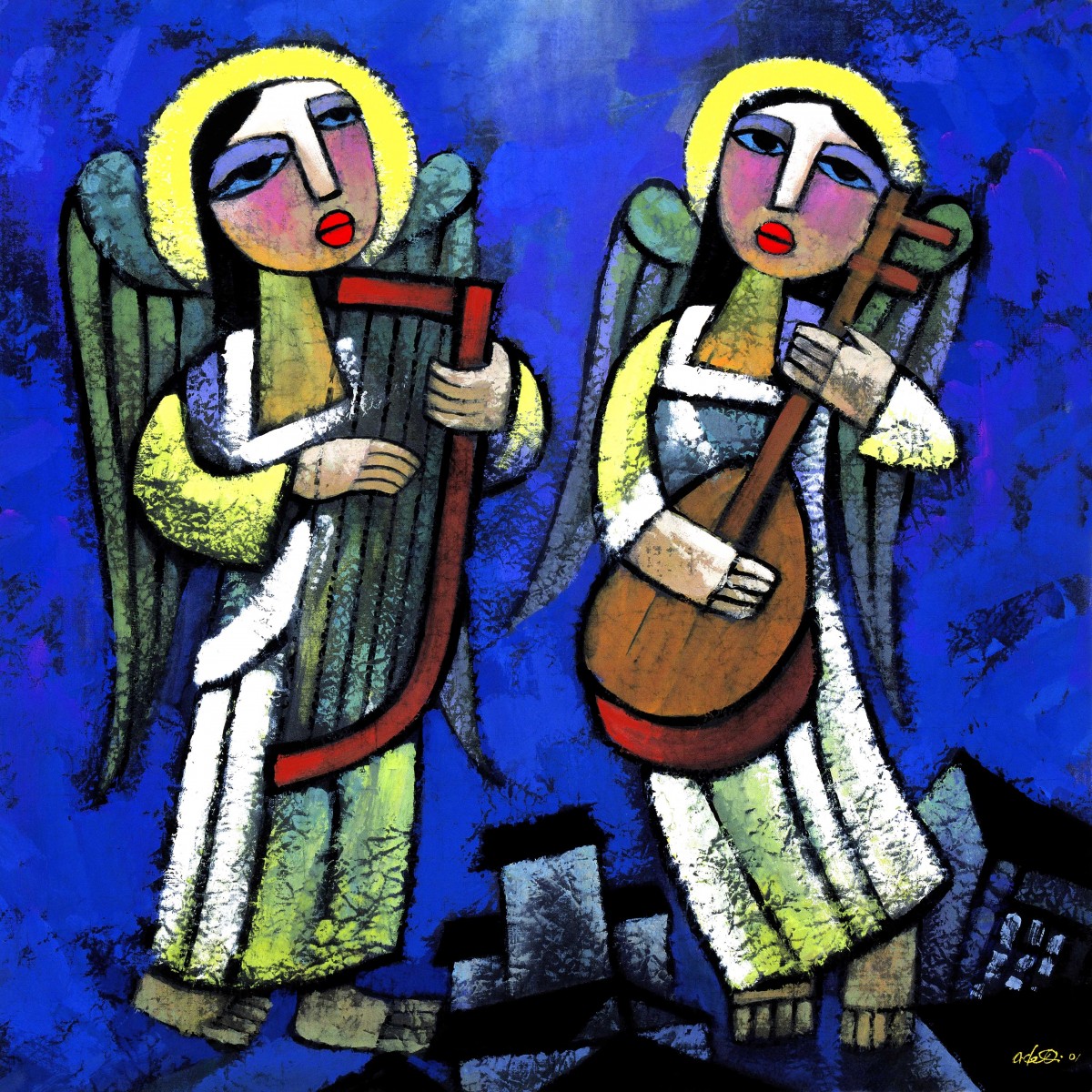 Advent in Art with He Qi: The Visitation - Sacraparental