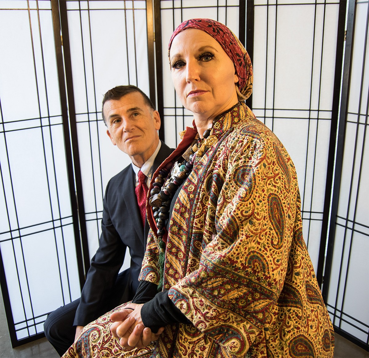 The Cast: Constance Gold Parry and David Benn