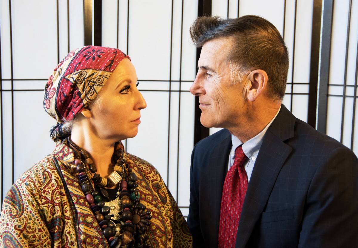 The Cast: Constance Gold Parry and David Benn