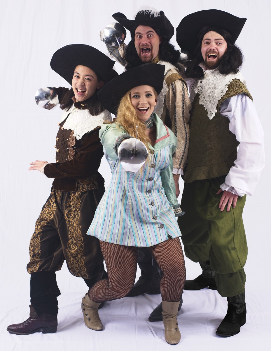 The Three Musketeers by Jackie Mellor-Guin. Photo by Michael C Foster