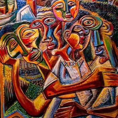 Ethiopian Artist Abebe Zelelew at Frisco Fine Art | Art&Seek | Arts ...