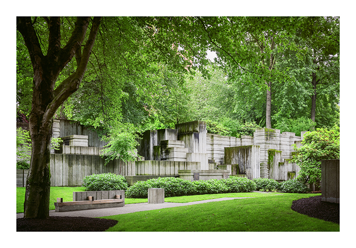 Image 4: Freeway Park, Seattle, WA, 2016. Courtesy The Cultural Landscape Foundation, Photo -© Aaron Leitz.