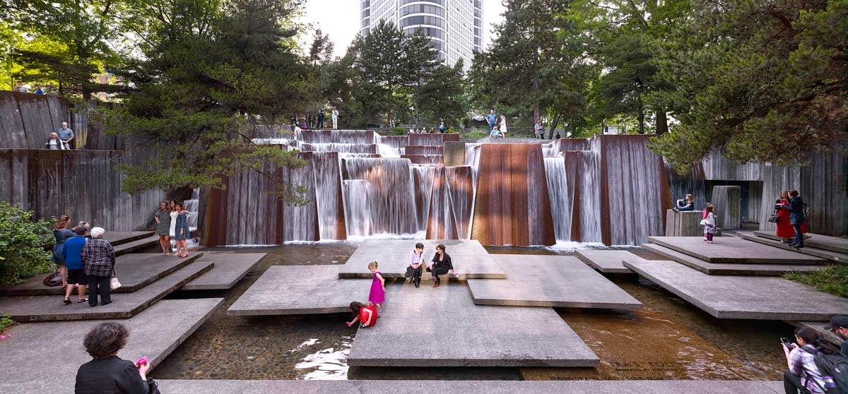mage 5: Ira Keller Forecourt Fountain, Portland Open Space Sequence, Portland, OR, 2016. Courtesy The Cultural Landscape Foundation, Photo -© Jeremy Bittermann