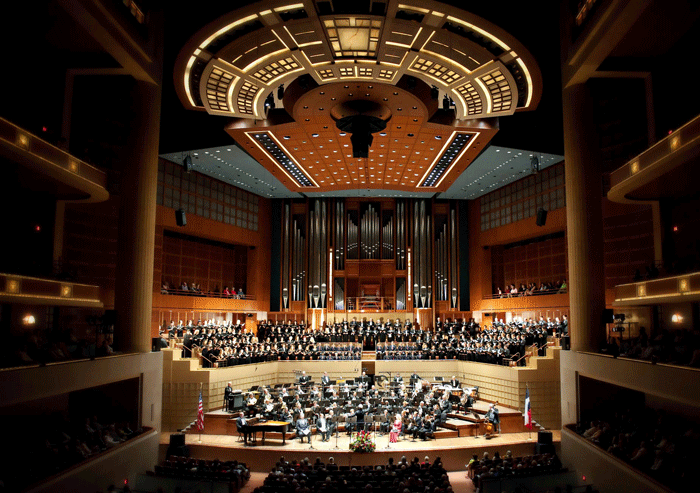 Performing at Bass Hall