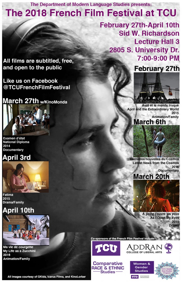TCU French Film Festival Poster