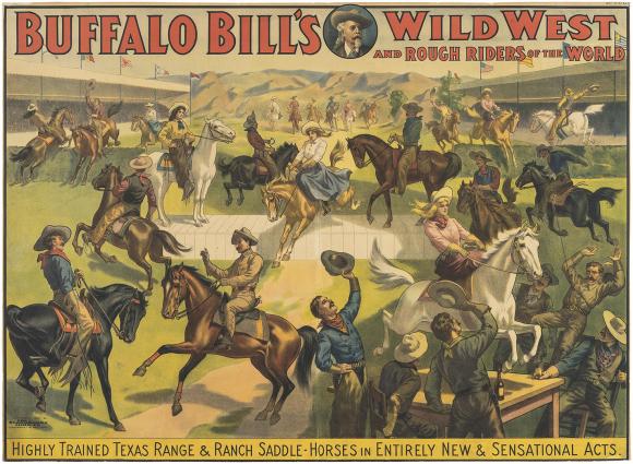 Strobridge Lithograph Co. Buffalo Bill’s Wild West, 1907 Chromolithograph Amon Carter Museum of American Art, Fort Worth, Texas