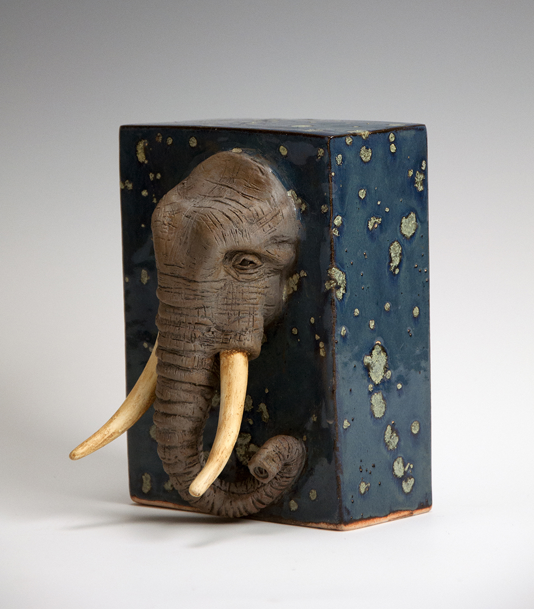 Starry Night Elephant sclpture