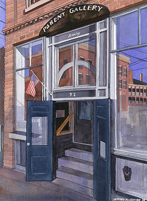 Watercolor Painting by Jeff Jensen