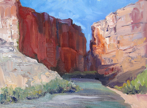 Painting by Pernie Fallon