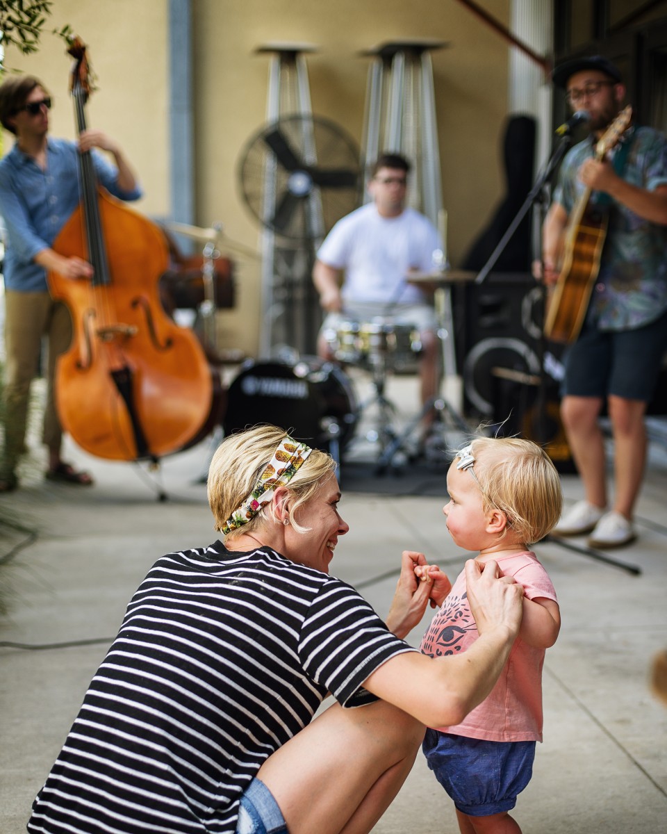 Live music on the patio