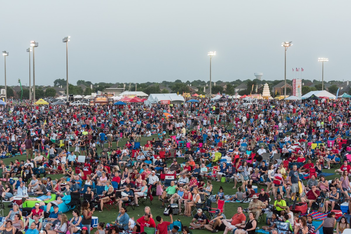 Market Street Allen USA Celebration Aerial Picture