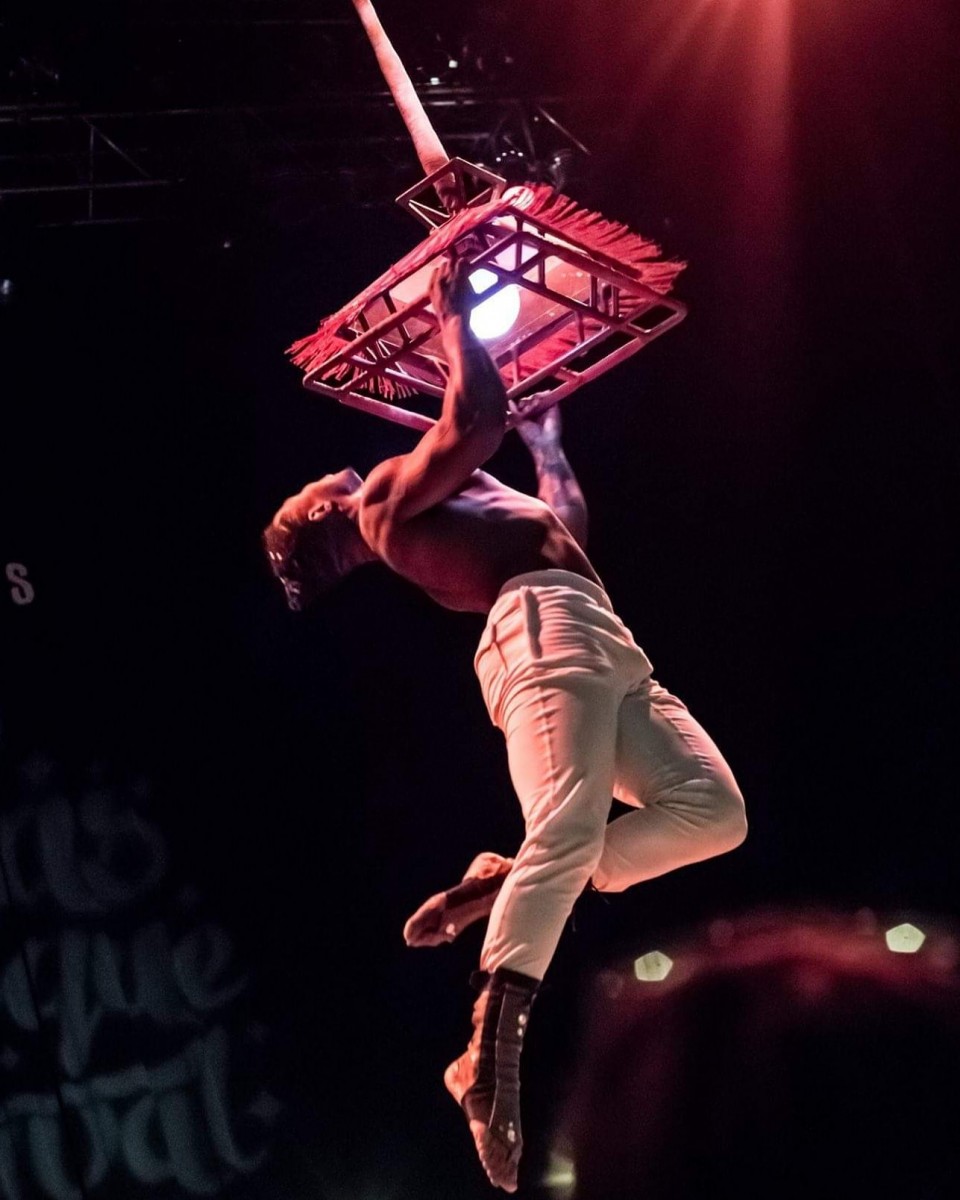 Acrobat Frank Chapman