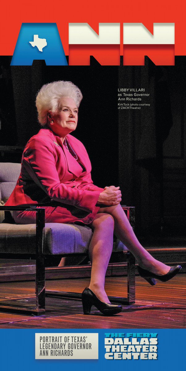 Photo Credit by Kirk Tuck. Libby Villari as ANN at ZACH Theatre.
