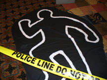 Dead body outline from murdercapers.com