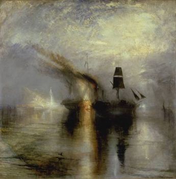 Peace - Burial at Sea, oil painting by J. M. W. Turner