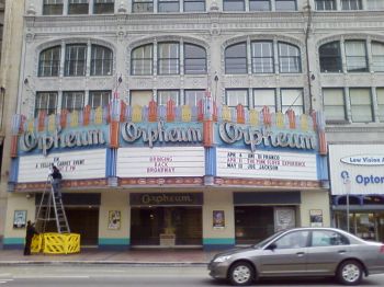 Orpheum Theater in downtown LA