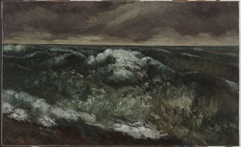 The Wave, Gustave Courbet, oil, 1869-70