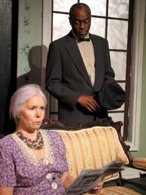 Elly Lindsay and Wilbur Penn star in Driving Miss Daisy.