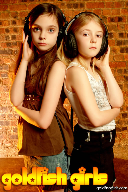 The girls in their younger days. Photo: goldfishgirls.com