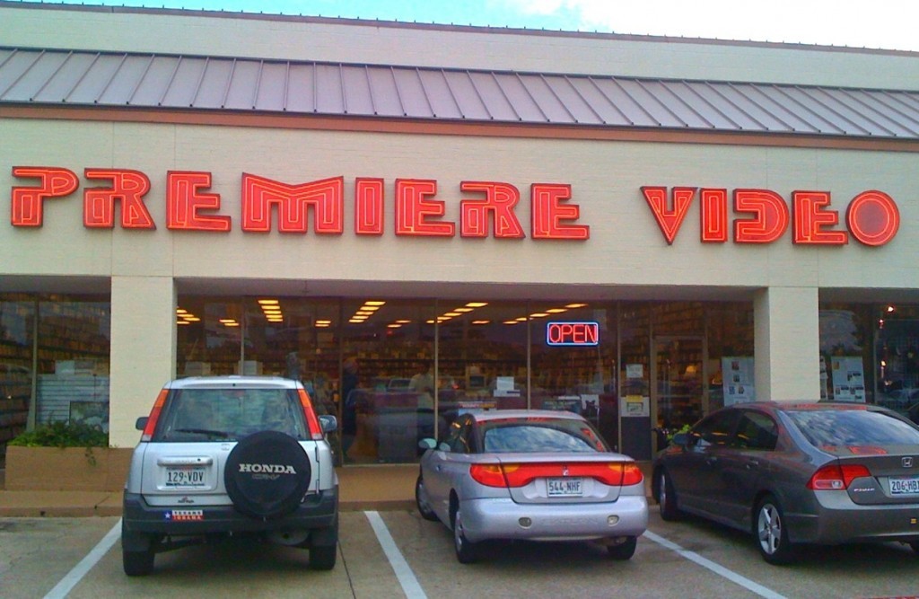 Photo of Premiere Video on Mockingbird Ln. in Dallas. Photo: Jerome Weeks