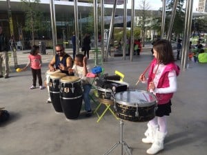 Join George Cortez for some drumming at Klyde Warren Park this weekend. (Photo: Wynn Powell)