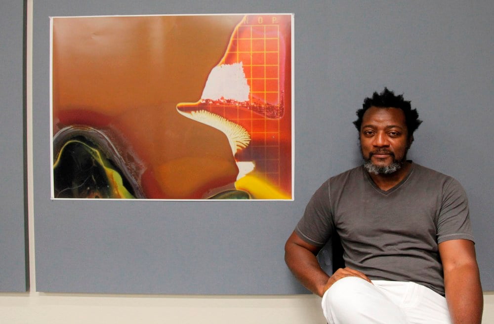 Christopher Blay refers to his images in the show as "anti-images." Photos: Christopher Blay