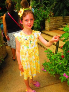 Make a butterfly friend at Texas Discovery Gardens (photo: Therese Powell)