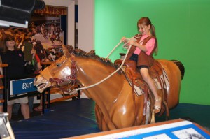 Ride 'em cowgirl at the National Cowgirl Hall of Fame 