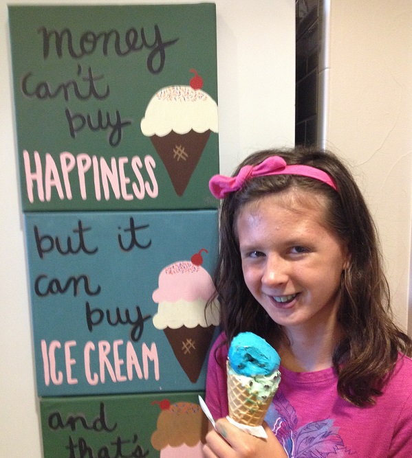 Enjoy an ice cream at Sweet Firefly before summer is over. Photo: Therese Powell 