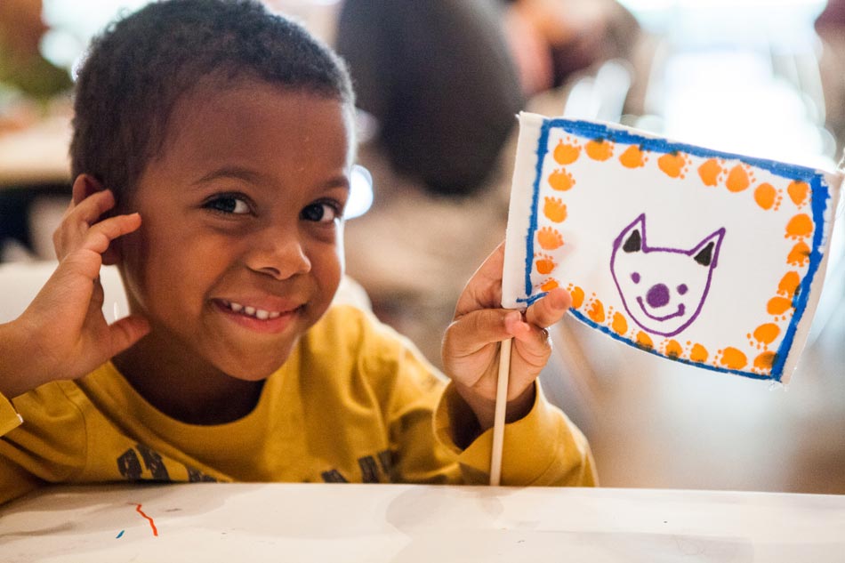 Have 'together-time' with the wee ones at Target First Saturday at the Nasher. Photo: Nasher Sculpture Center