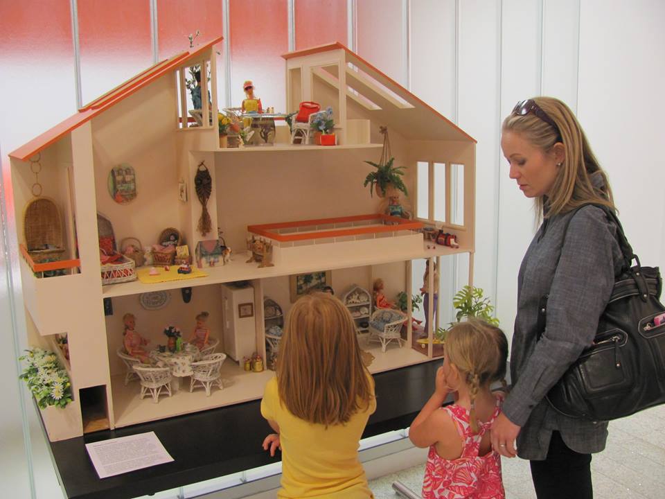 Wow! That's some dream house you've got there, Barbie! Check out other toys from your childhood at the Building Toys and Toy Buildings exhibition. Photo: Dallas Center for Architecture