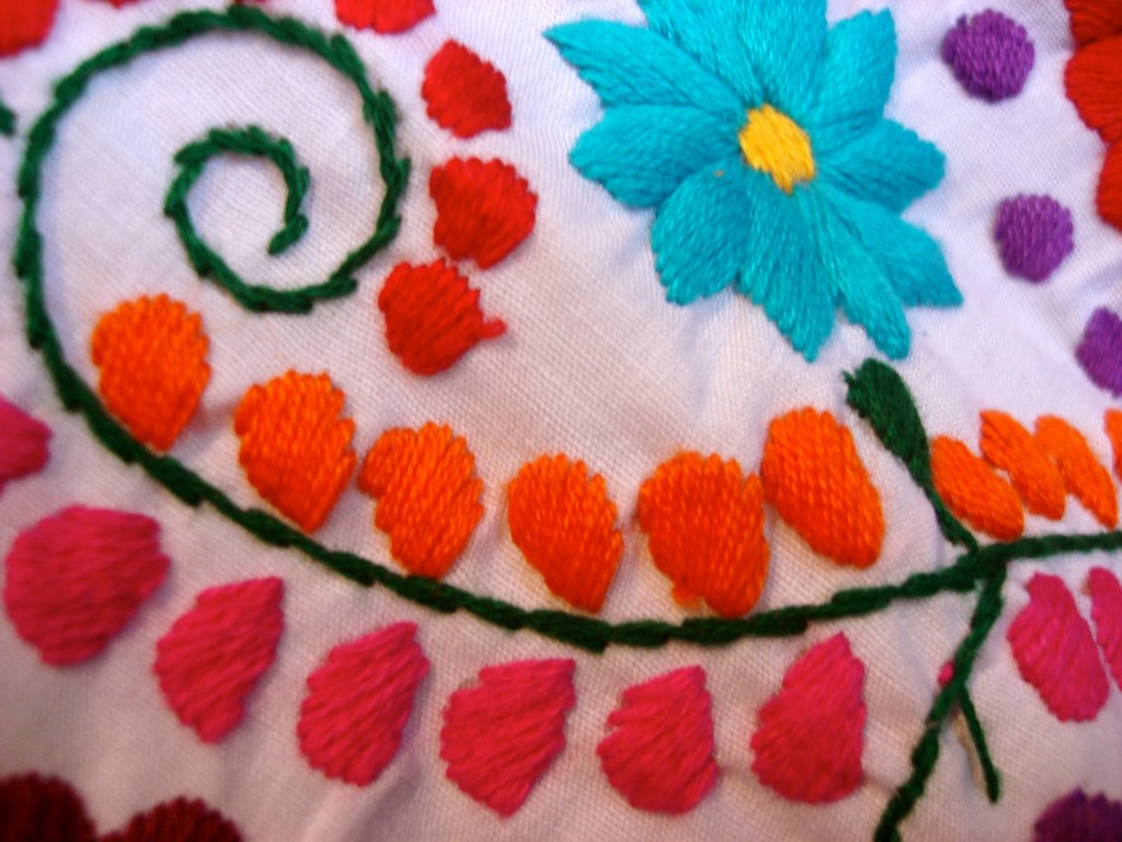 Learn the art of embroidery at an Open Arts Studio class. Photo: St. Matthew's Cathedral Arts 