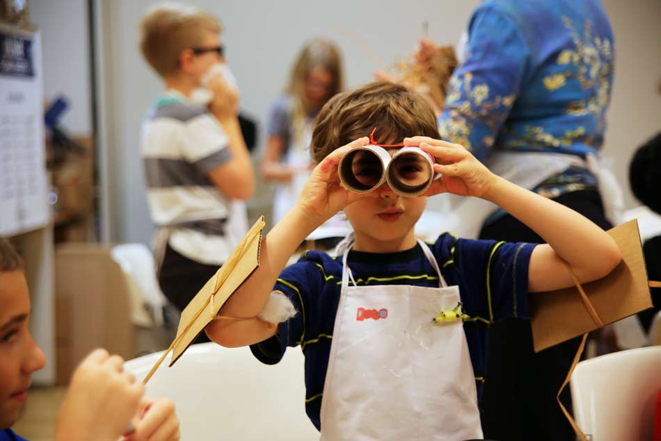It's all about space at the Nasher Kids Camp. Photo: Nasher Sculpture Center