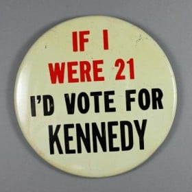 1960 campaign button
