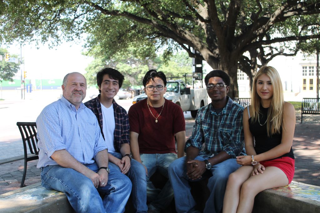 Peter Goldstein, Miguel Martinez, Jose Beltrán, Marquis Lynch and Daisy Telez. Photo: Hady Mawajdeh