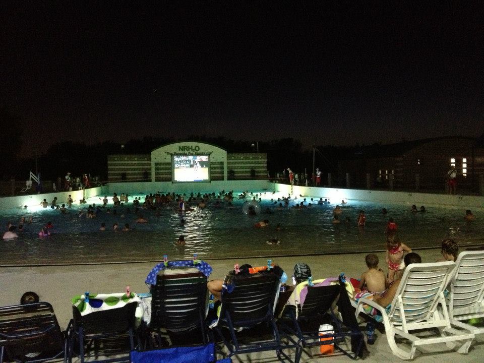 Catch a flick from the comfort of your beach chair. Photo: NRH2O