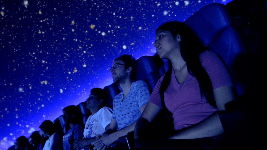 Gaze up at the night sky without mosquitoes or the humidity. Photo: Planetarium at the University of Texas at Arlington