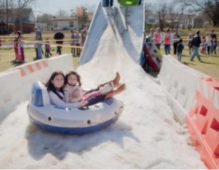 chill out on a real snow hill. Photo: City of Irving