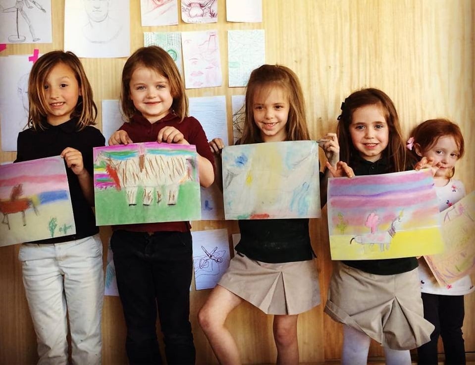 Be inspired at one of Oil and Cotton's art camps. Photo: Oil and Cotton