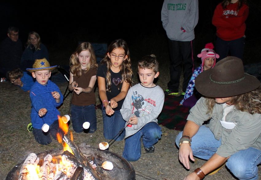 Toast a marshmallow or two at LLELA's family campfire. Photo: LLELA