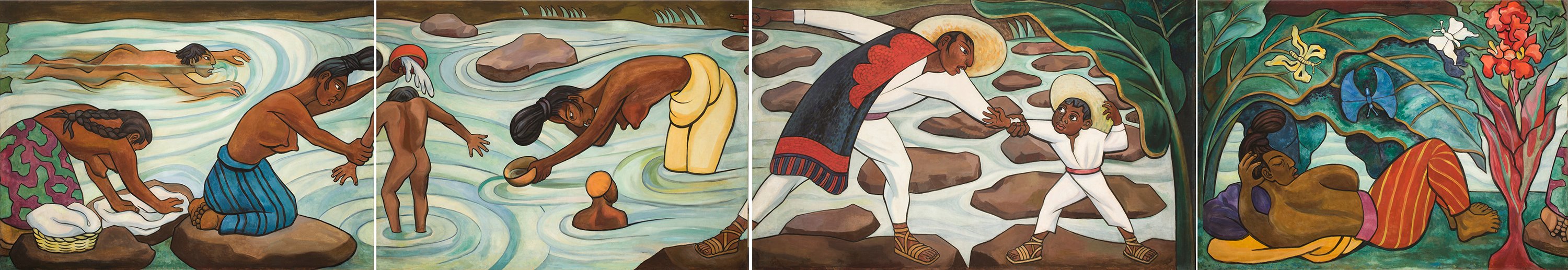 Diego Rivera_Juchit+ín River R+¡o Juchit+ín