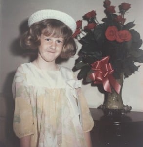 I really knew how to rock an Easter bonnet in 1972. Photo: Therese Powell