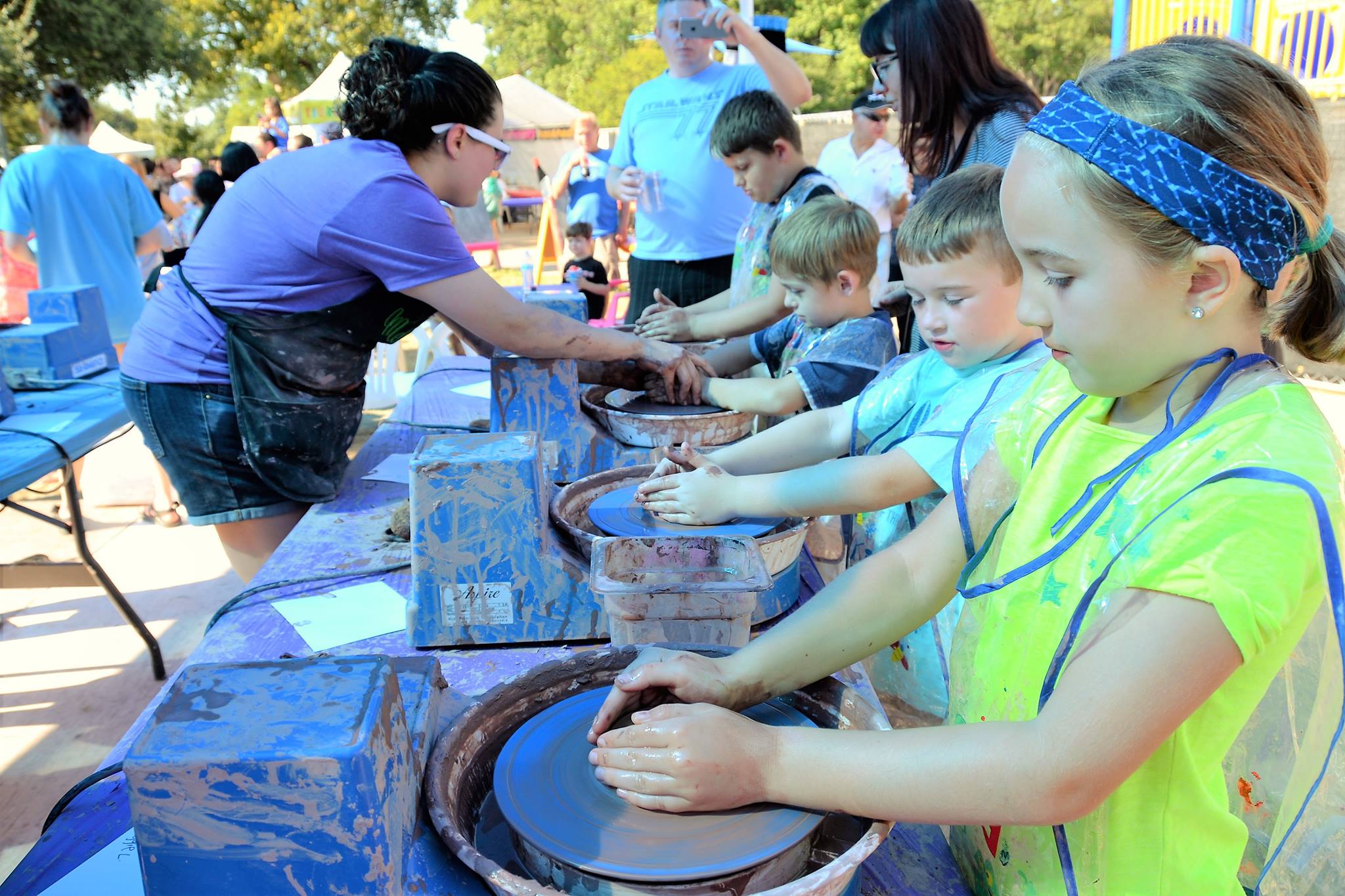 See what you can make at ArtStop Children's Area at the Cottonwood Arts Festival. Photo: Cottonwood Arts Festival
