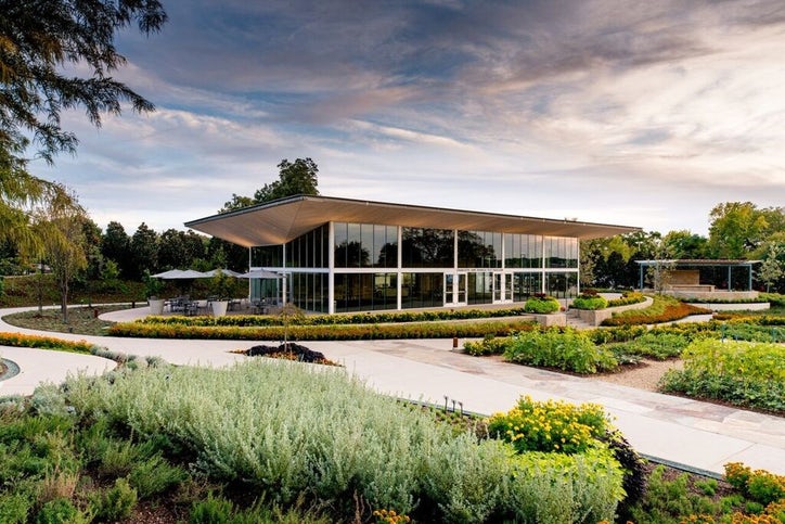 The Test Pavilion at the Dallas Arboretum, Russell Buchanan, architect (Costa Christ)
