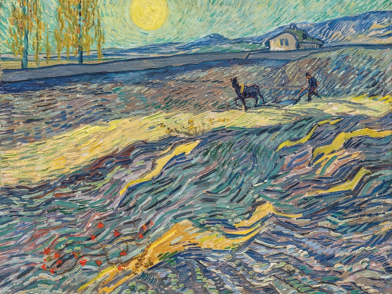 "Laboureur dans un champ," 1889, Vincent Van Gogh. Estimated value: Upon request only. Photo: Christie's