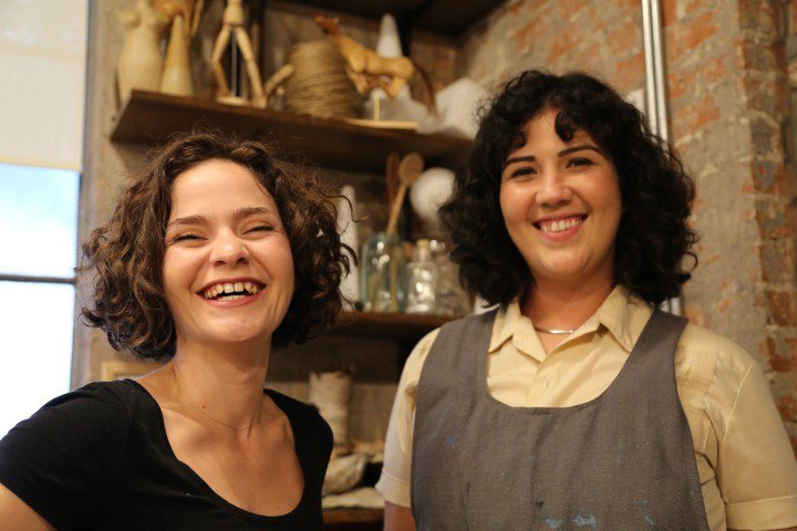 Analise Minjarez (left) and Sarita Westrup of Tierra Firme. Photo: Hady Mawajdeh